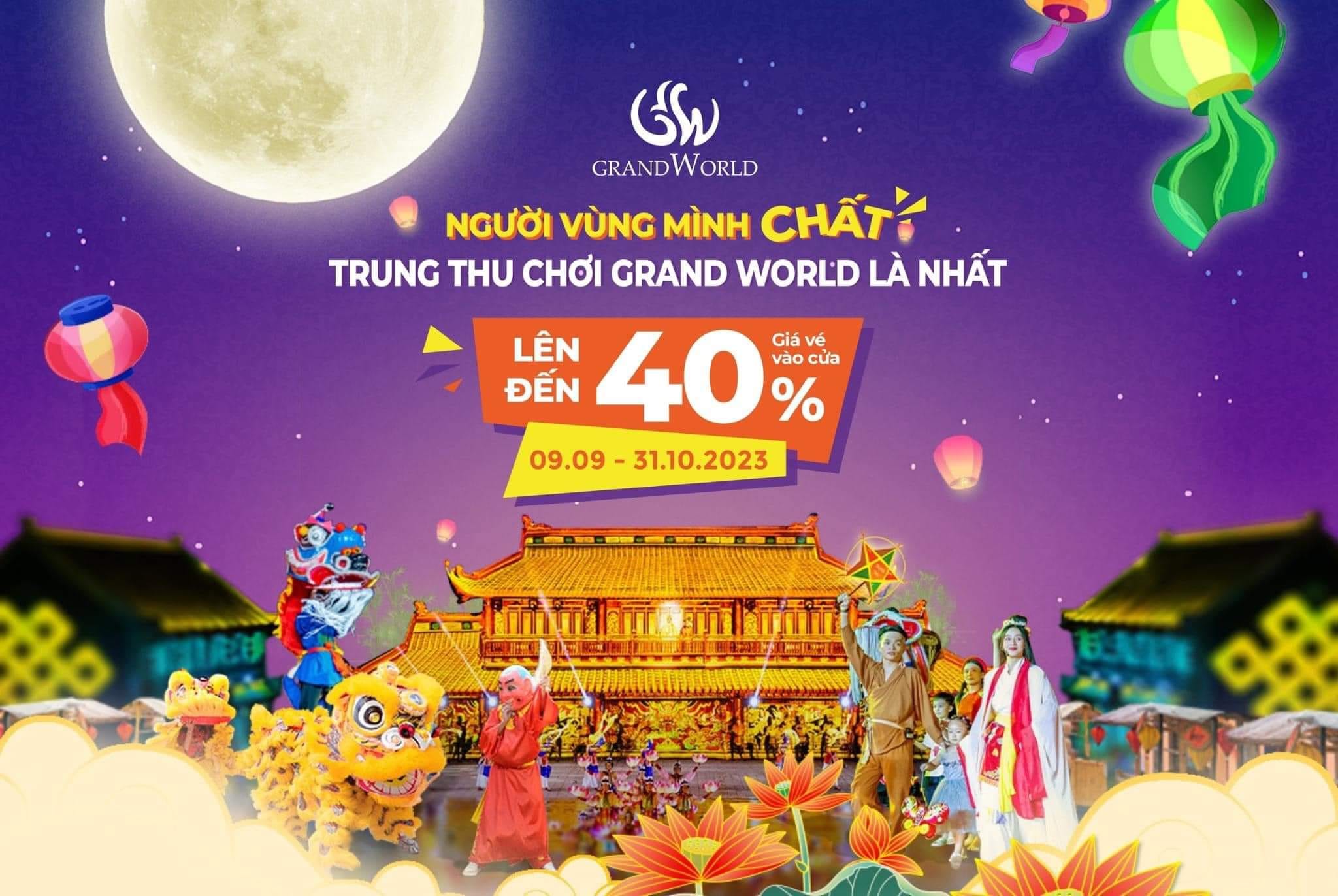 Trung thu tại Grand World ( Thành phố Không Ngủ tại Phú Quốc )